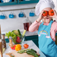 Personalised rainbow apron