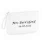 Personalised wedding accessory pouch