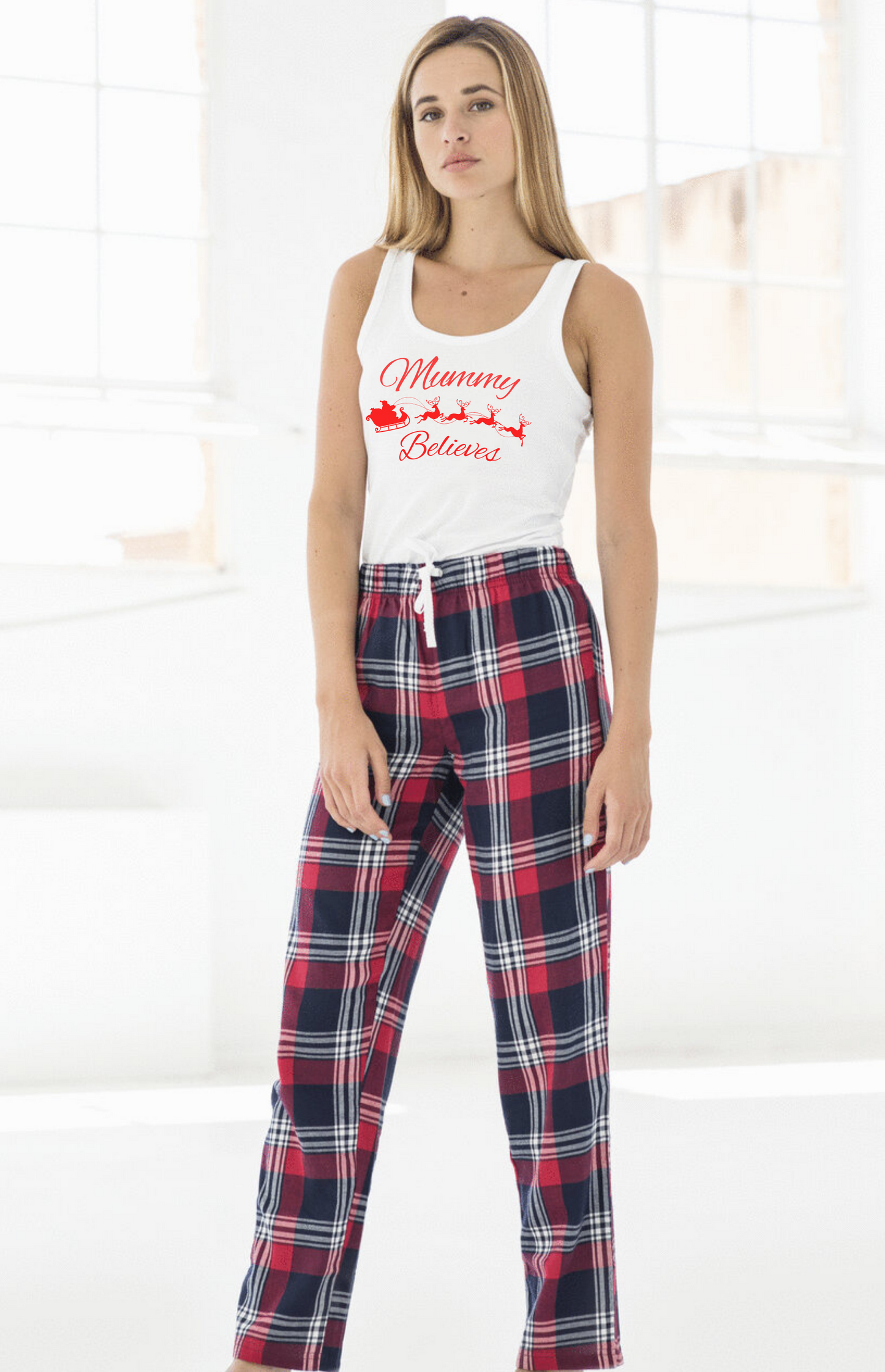 Personalised I Believe Ladies Pyjamas