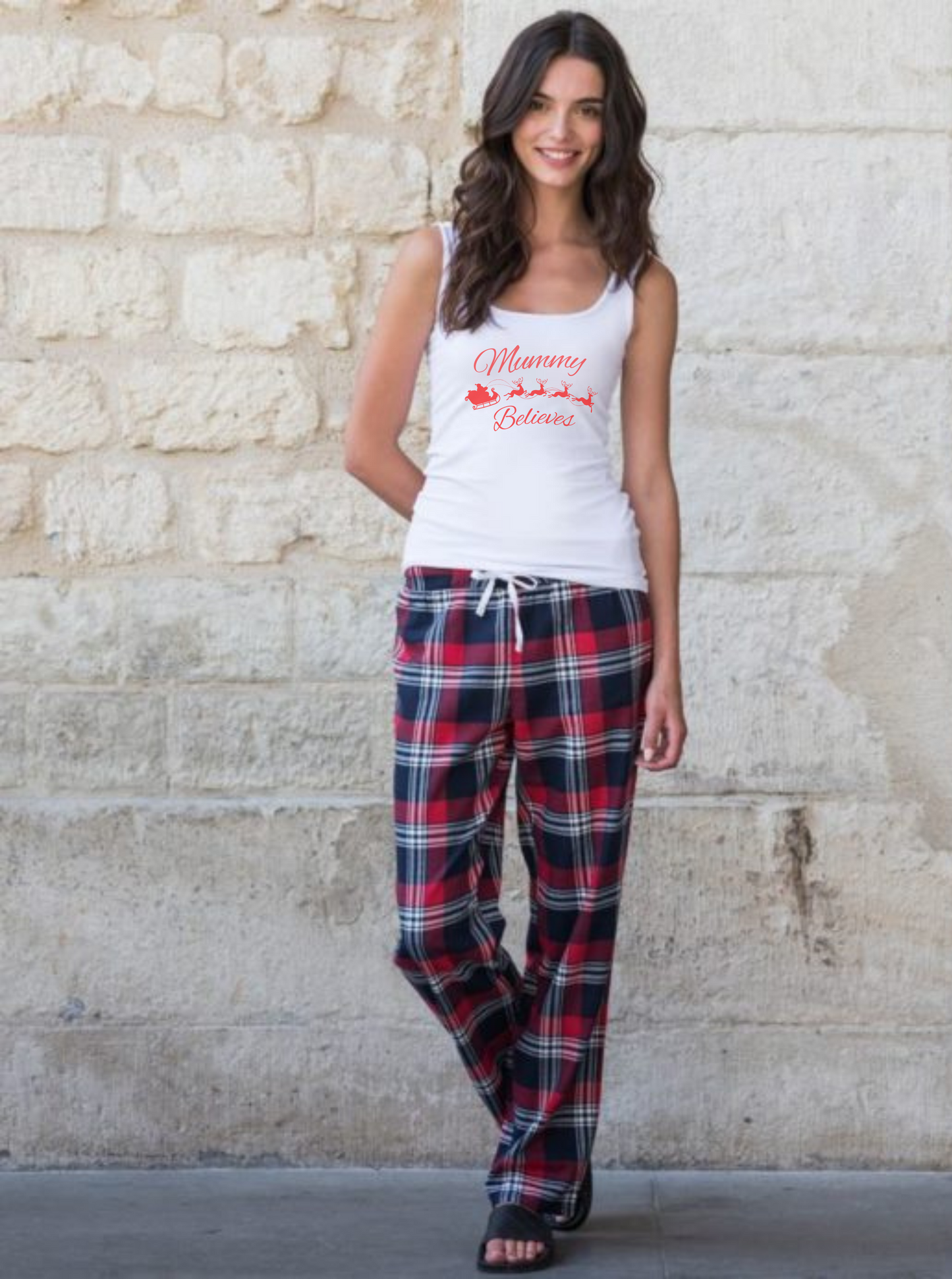 Personalised I Believe Ladies Pyjamas