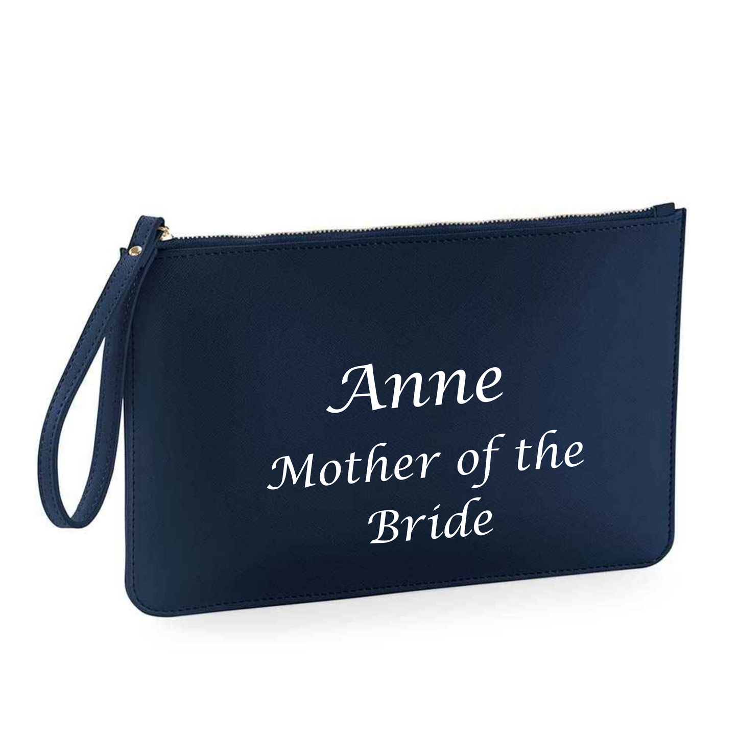 Personalised wedding accessory pouch