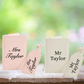 Personalised couples passport holder travel set