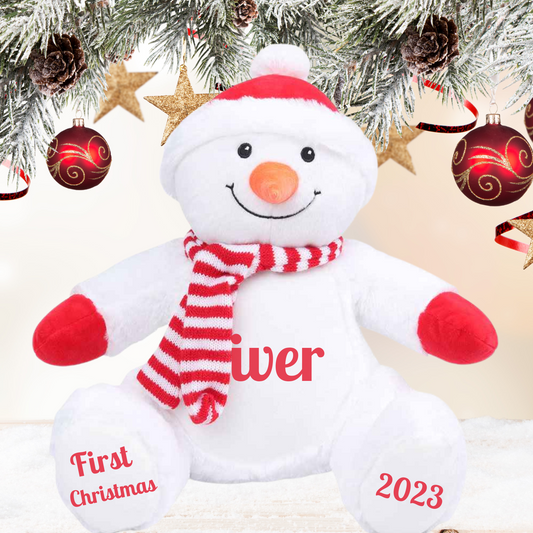 Personalised My First Christmas Snowman