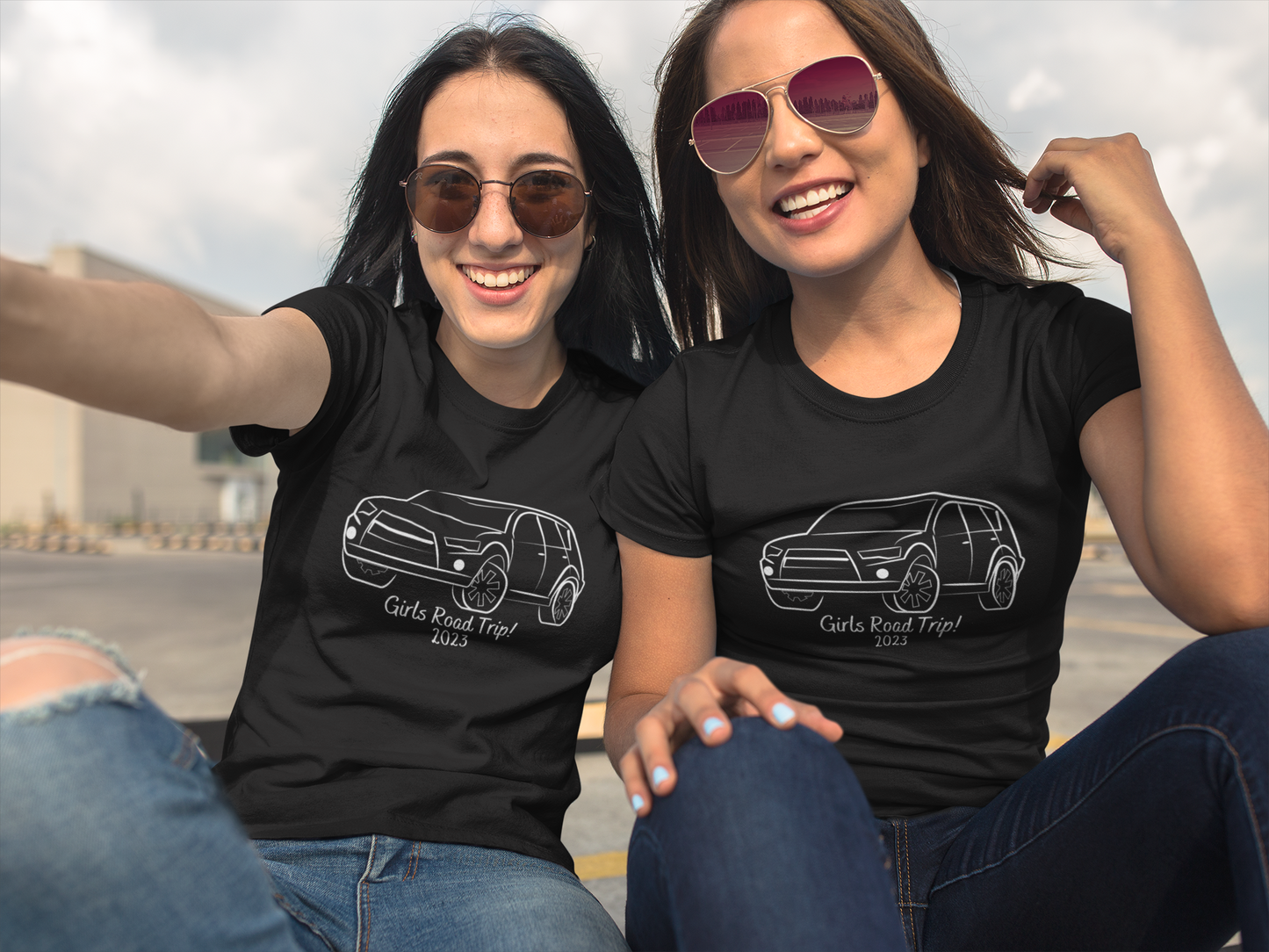 Girls road trip t-shirt