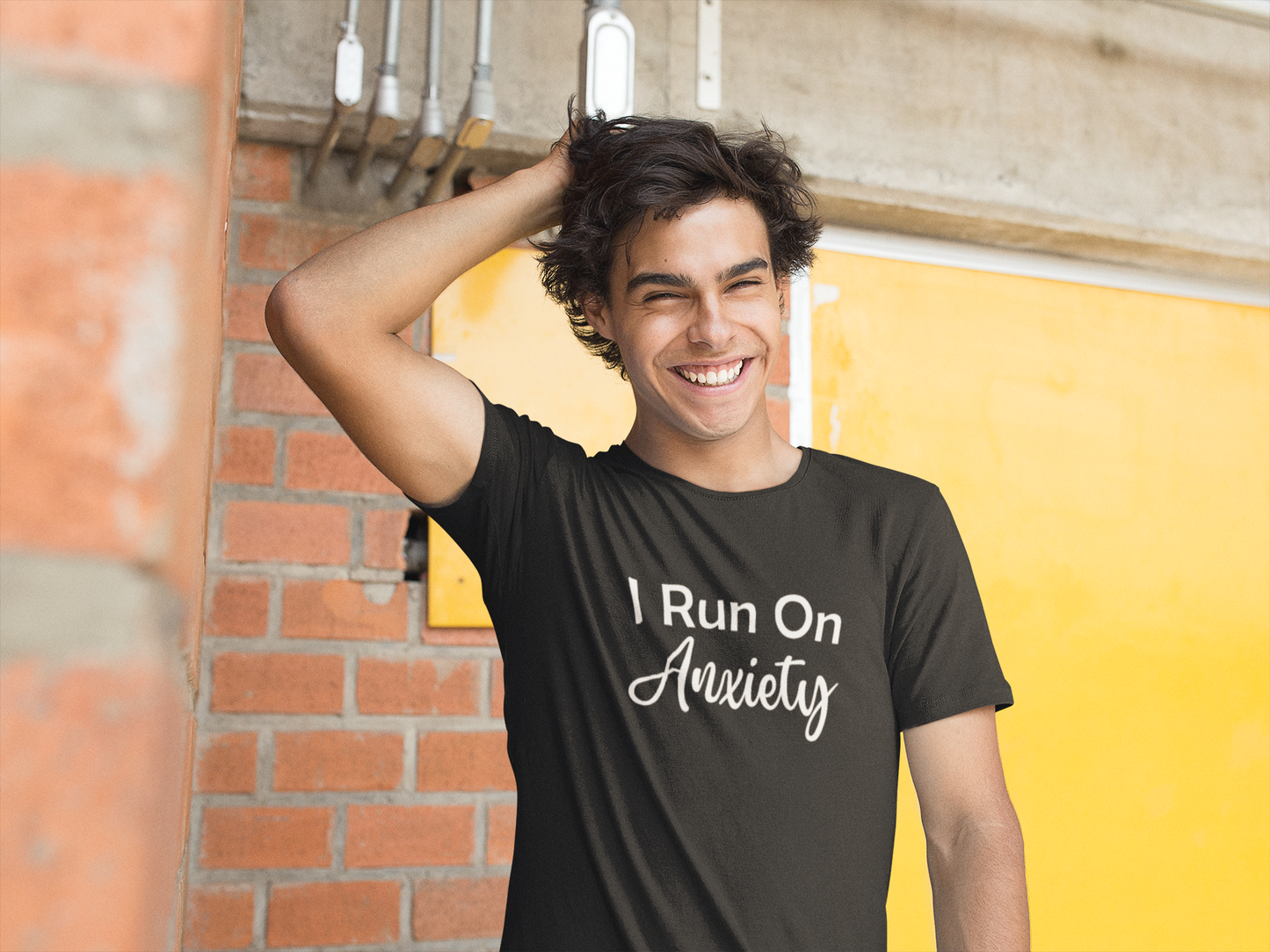 I run on anxiety t-shirt