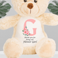 Flower Girl Bear With Initial