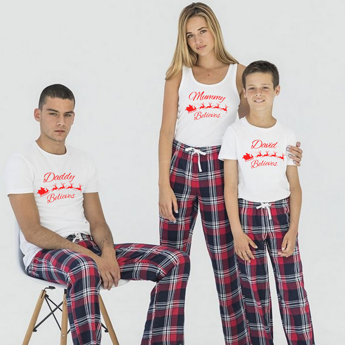 Personalised I Believe Children's Pyjamas