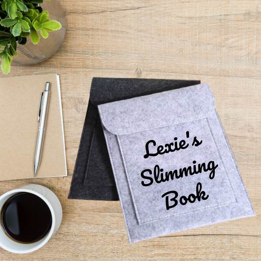 Personalised slimming book folder