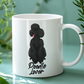 Black Poodle Lover Mug