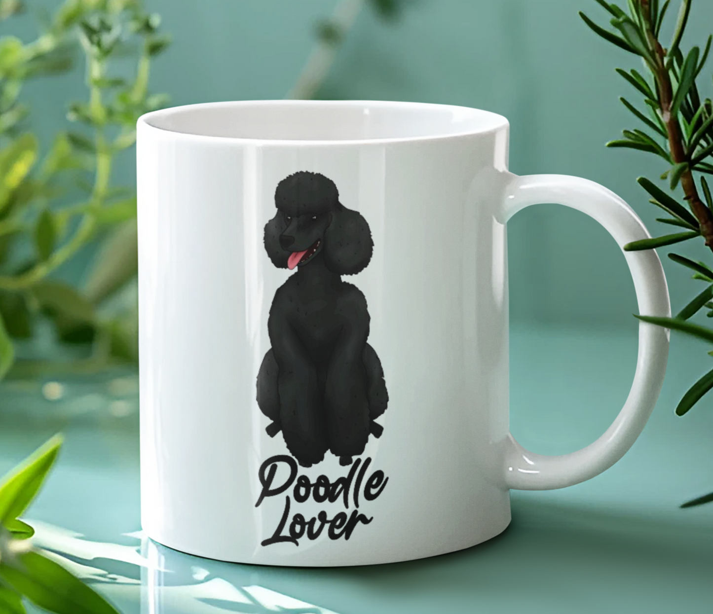 Black Poodle Lover Mug