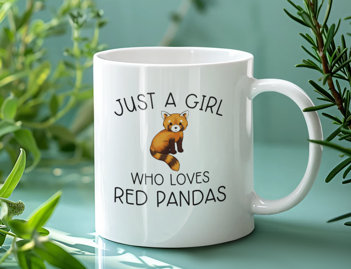 Red Panda Mug - Just a girl who loves red pandas