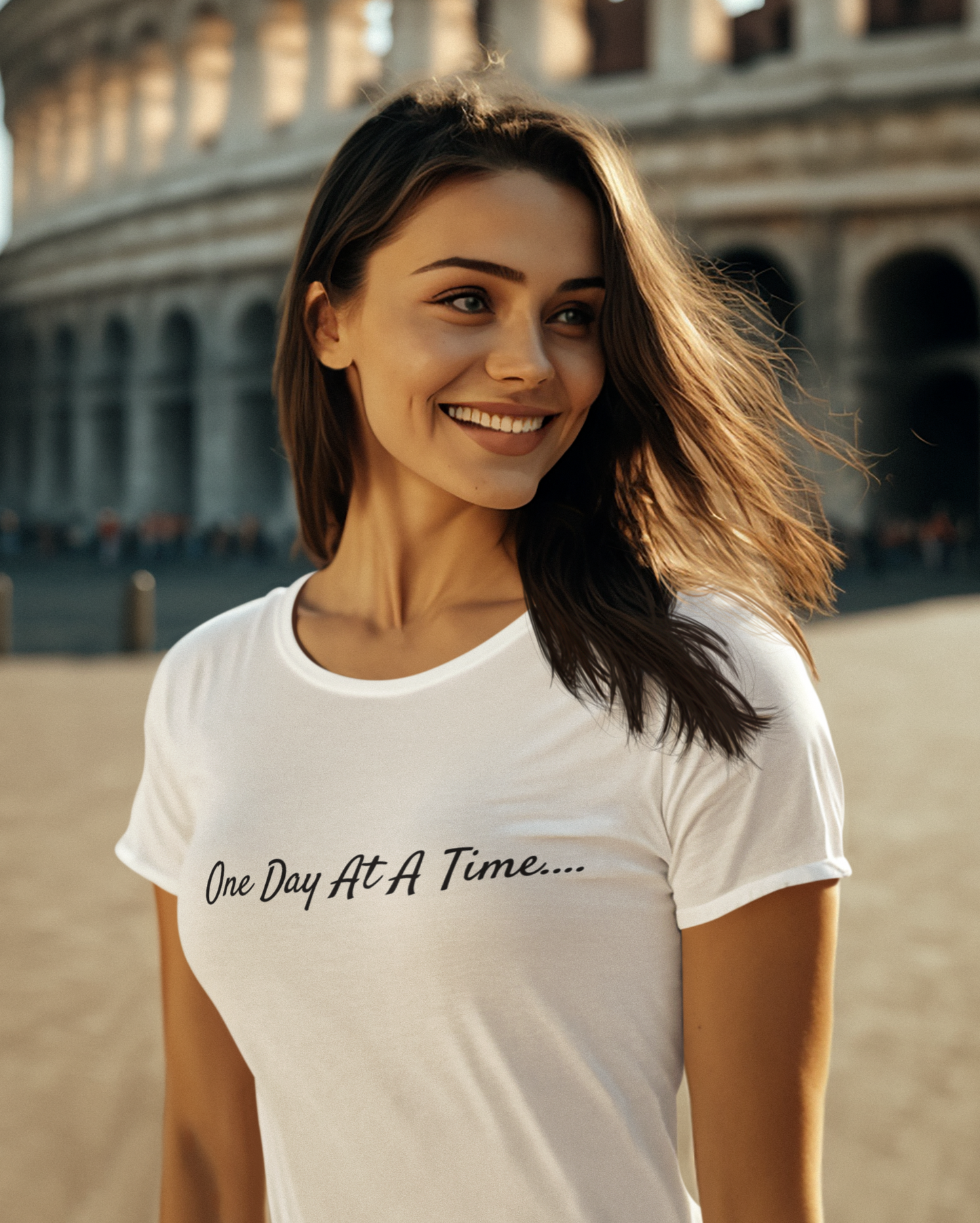 One day at a time mental health t-shirt