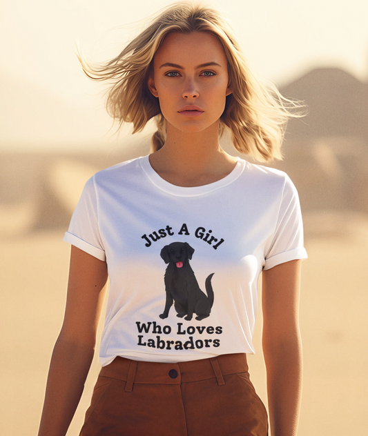 Just A Girl Who Loves Labradors t-shirt