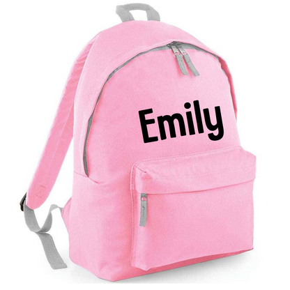 Personalised back to school backpack