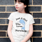 Just A Girl Who Loves Narwhals t-shirt