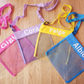 Personalised mesh beach bags