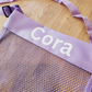 Personalised mesh beach bags