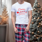 Personalised I Believe Men's Pyjamas