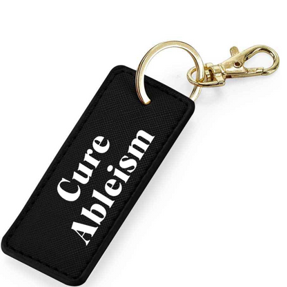 Cure Ableism Key Ring