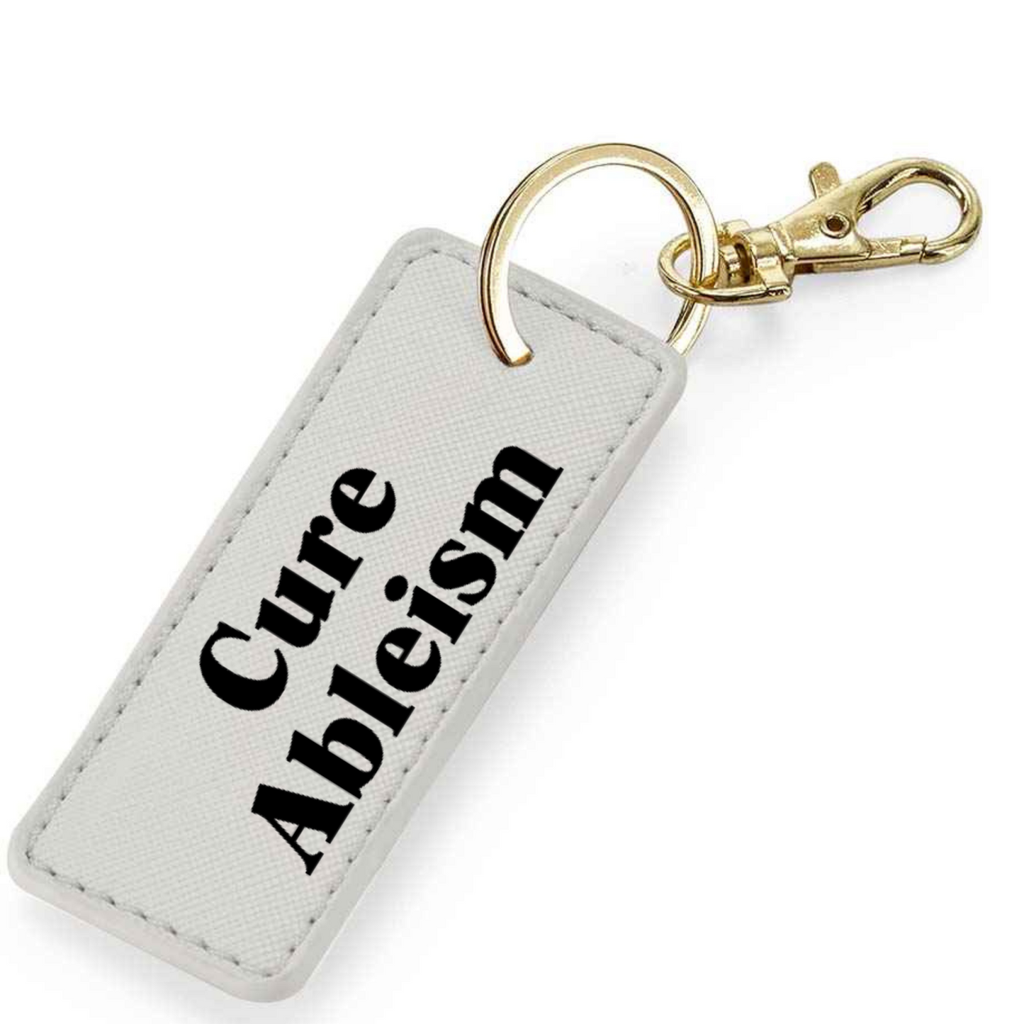 Cure Ableism Key Ring