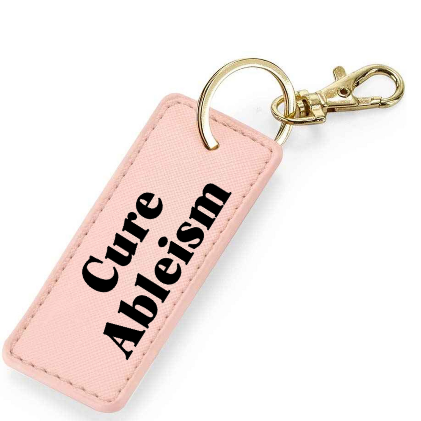 Cure Ableism Key Ring