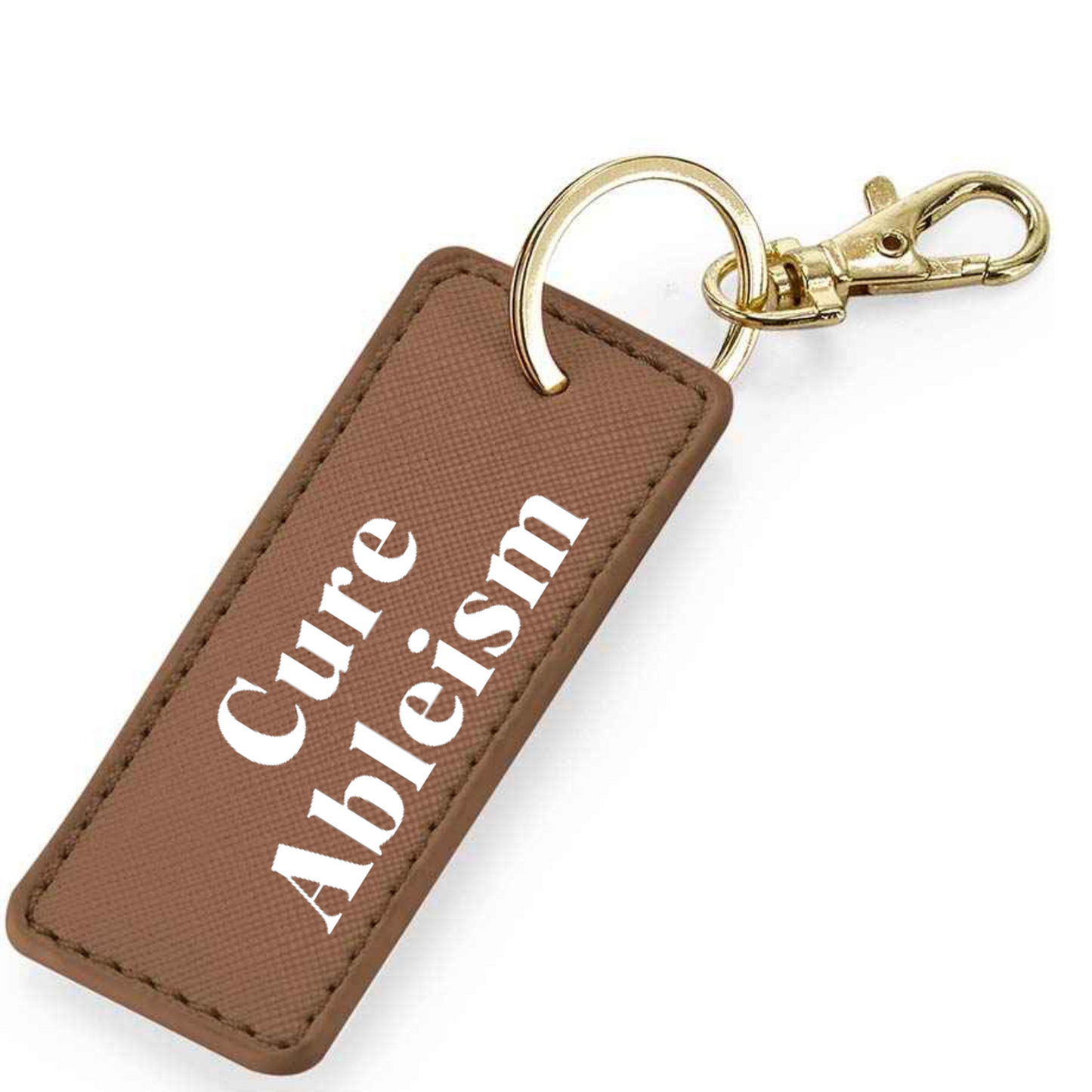 Cure Ableism Key Ring