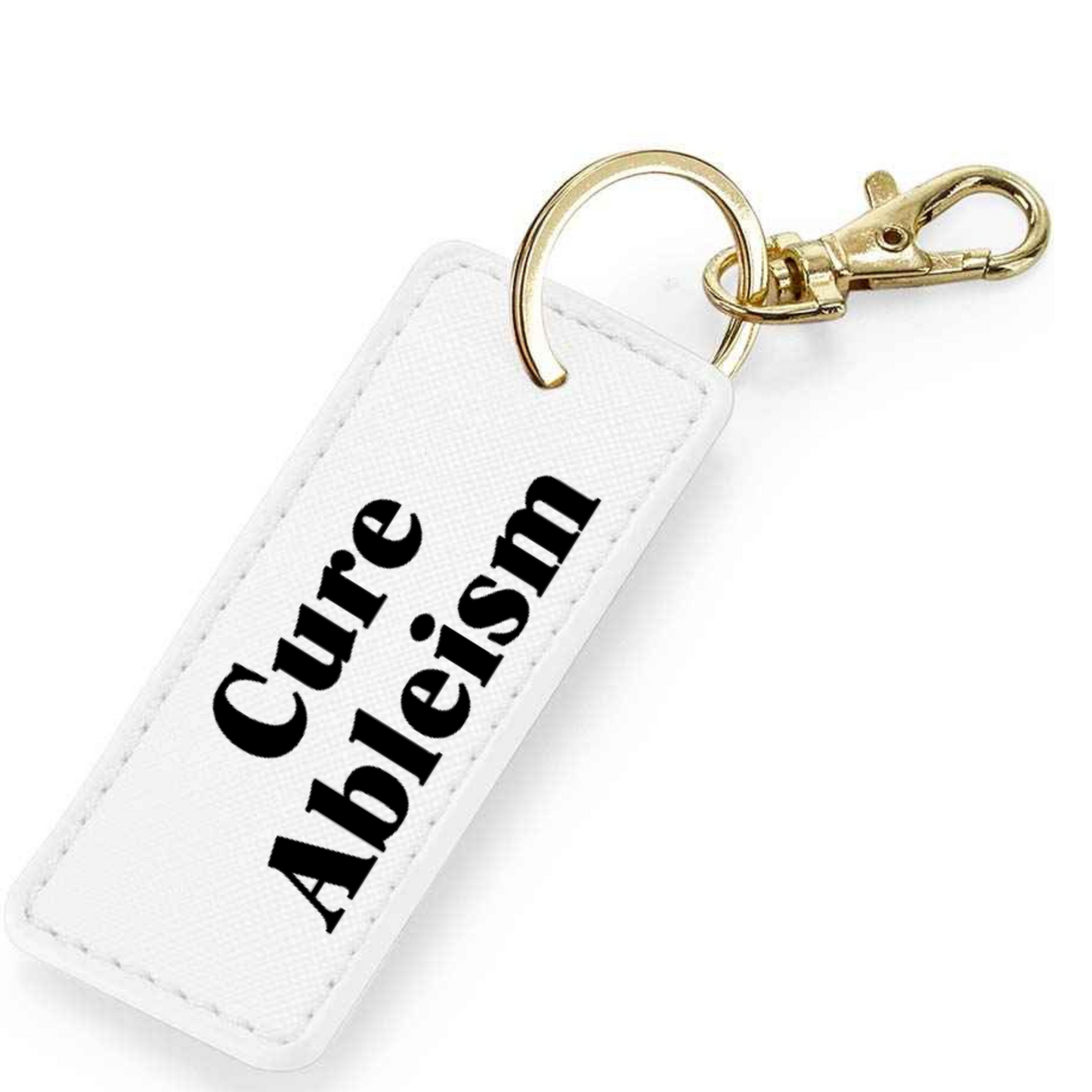 Cure Ableism Key Ring