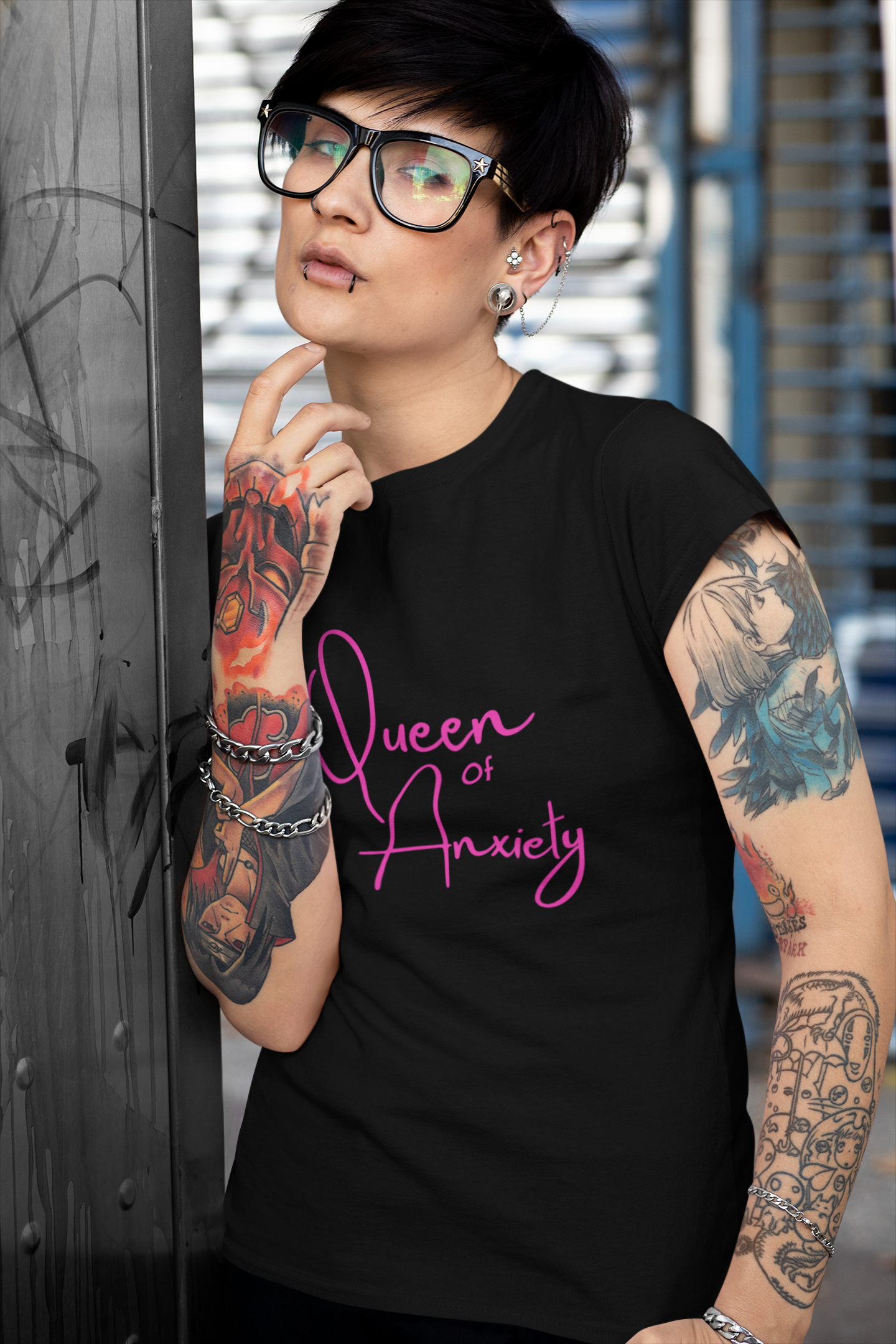 Queen of anxiety t-shirt