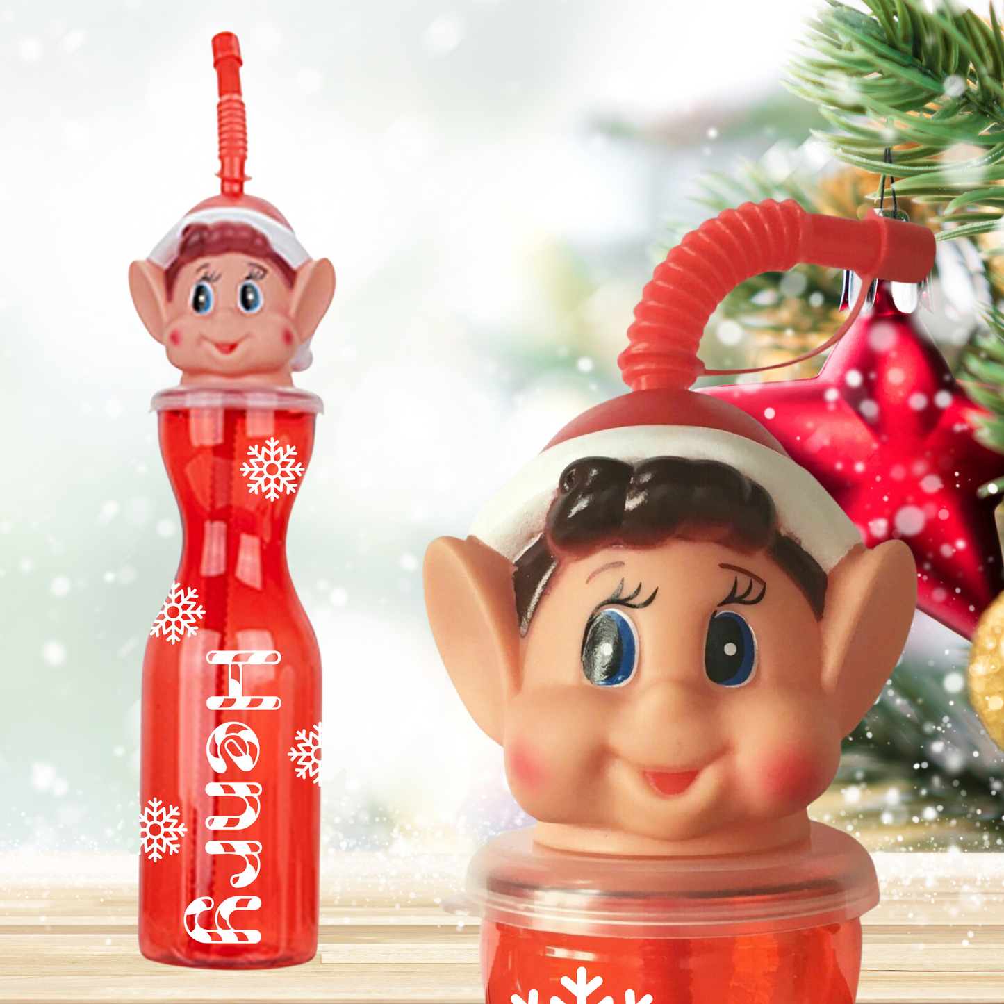 Personalised elf bottle