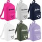 Personalised backpack Hearts/Stars