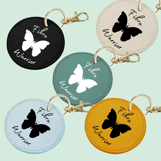 Fibromyalgia Circular Key Ring