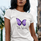 Fibro warrior butterfly t-shirt