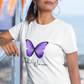 Fibro warrior butterfly t-shirt