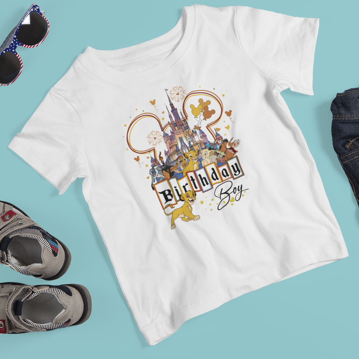 Lion king inspired birthday boy t-shirt