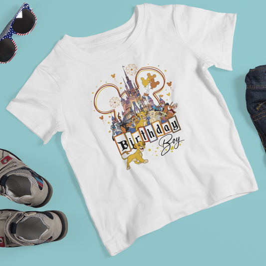 Lion king inspired birthday boy t-shirt
