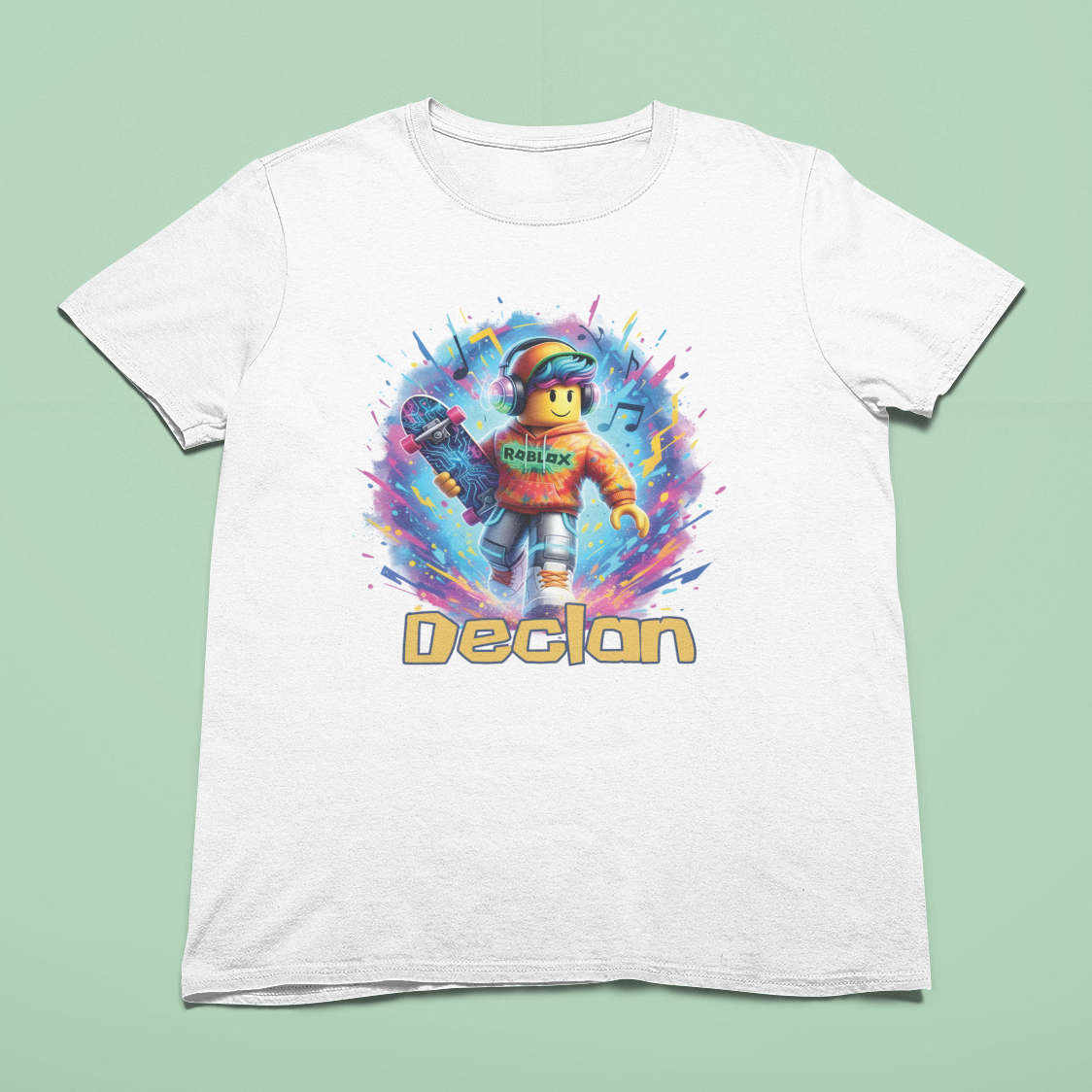 Personalised Ro blocks t-shirt