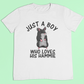 Just a boy who loves his hammie t-shirt - hamster love t-shirt - children's sizes