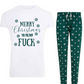 Ladies Sweary Christmas Pyjamas (F word)