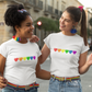 LGBTQ shirt - Rainbow hearts