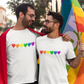 LGBTQ shirt - Rainbow hearts