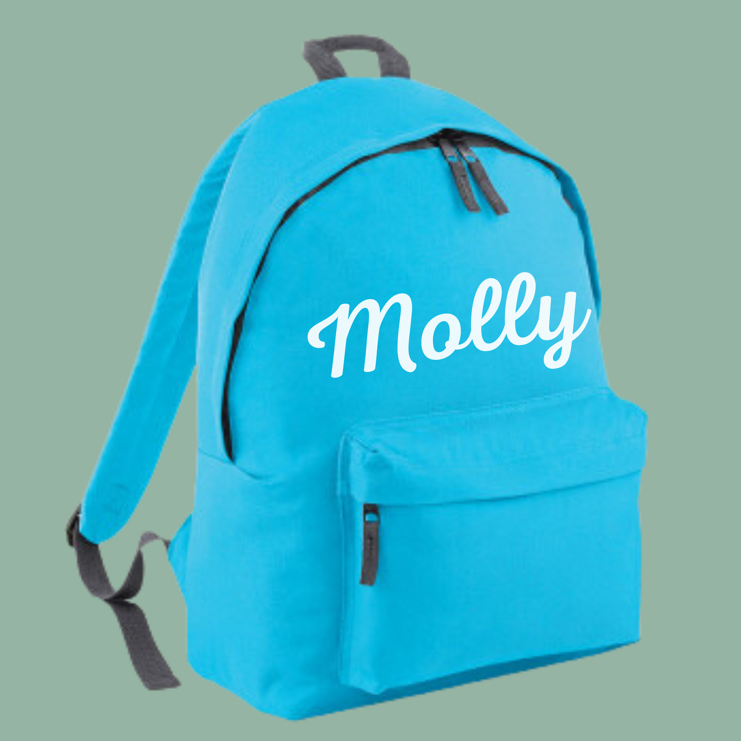 Personalised back to school backpack (script font)