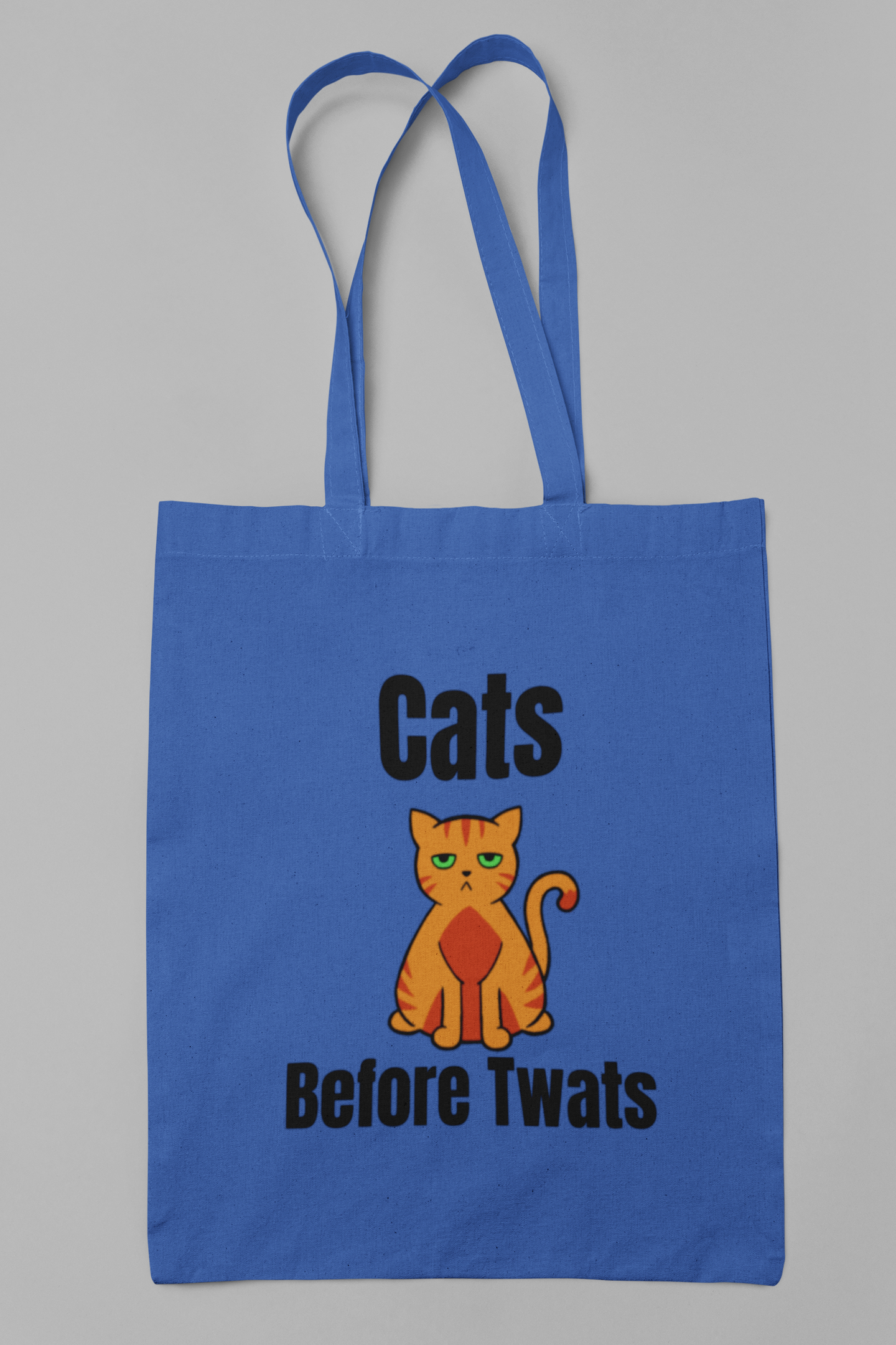 Funny Cat Reusable Tote Bag -Ginger Cat