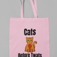 Funny Cat Reusable Tote Bag -Ginger Cat