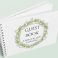 Wedding Guest Book with light floral design