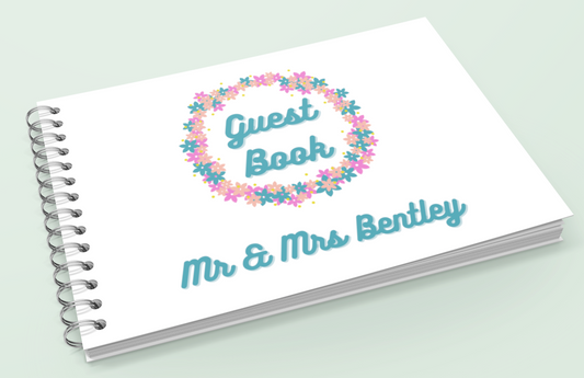Floral Wedding Guest Book