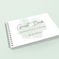 Blue Splash Wedding Guest Book