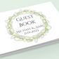 Wedding Guest Book with light floral design