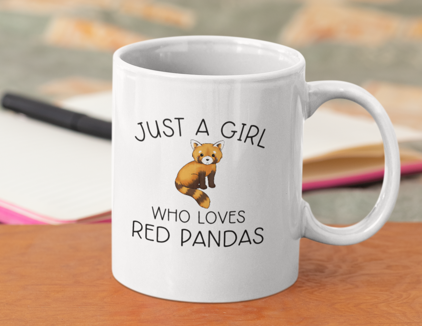 Red Panda Mug - Just a girl who loves red pandas