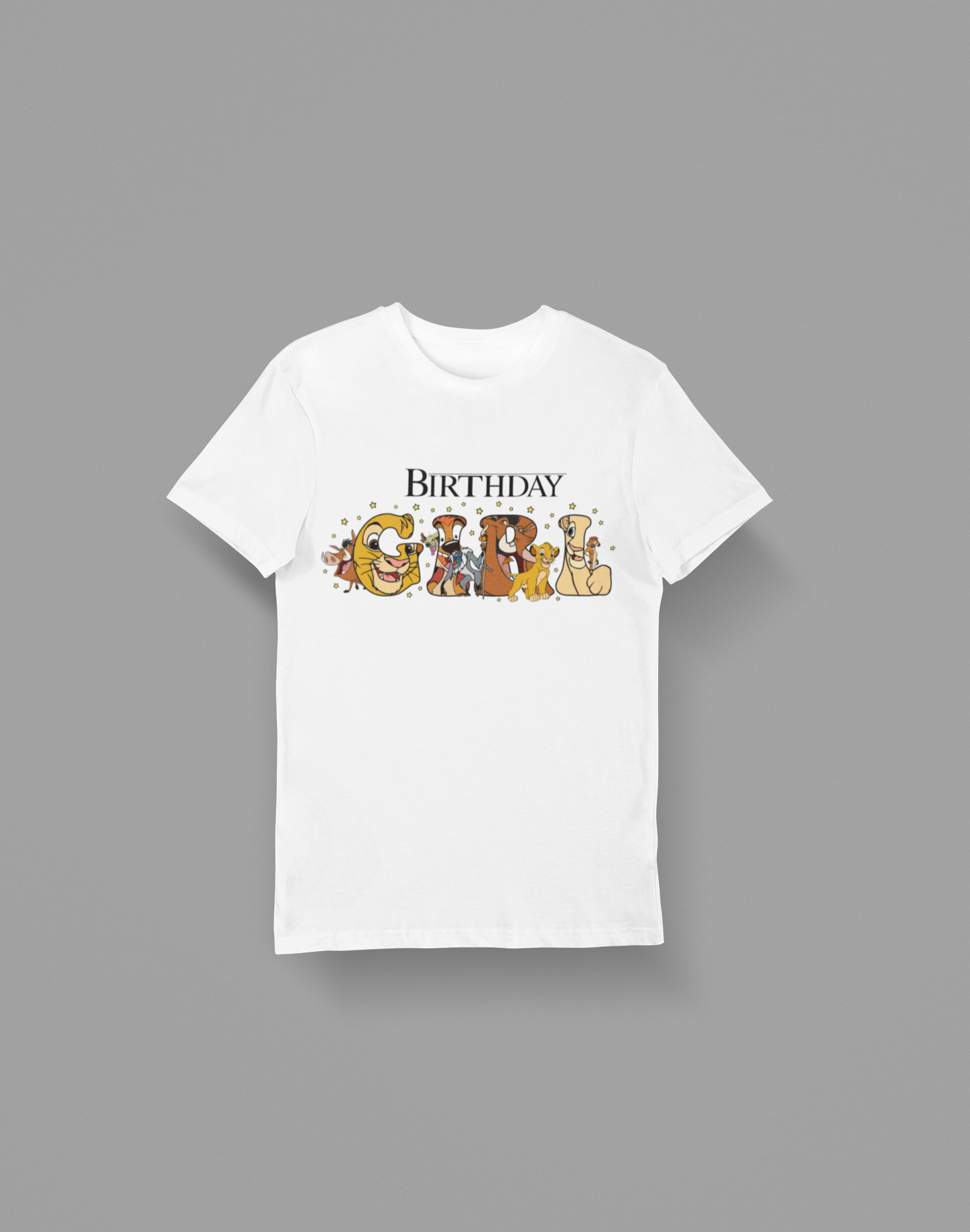 Lion king inspired birthday girl t-shirt
