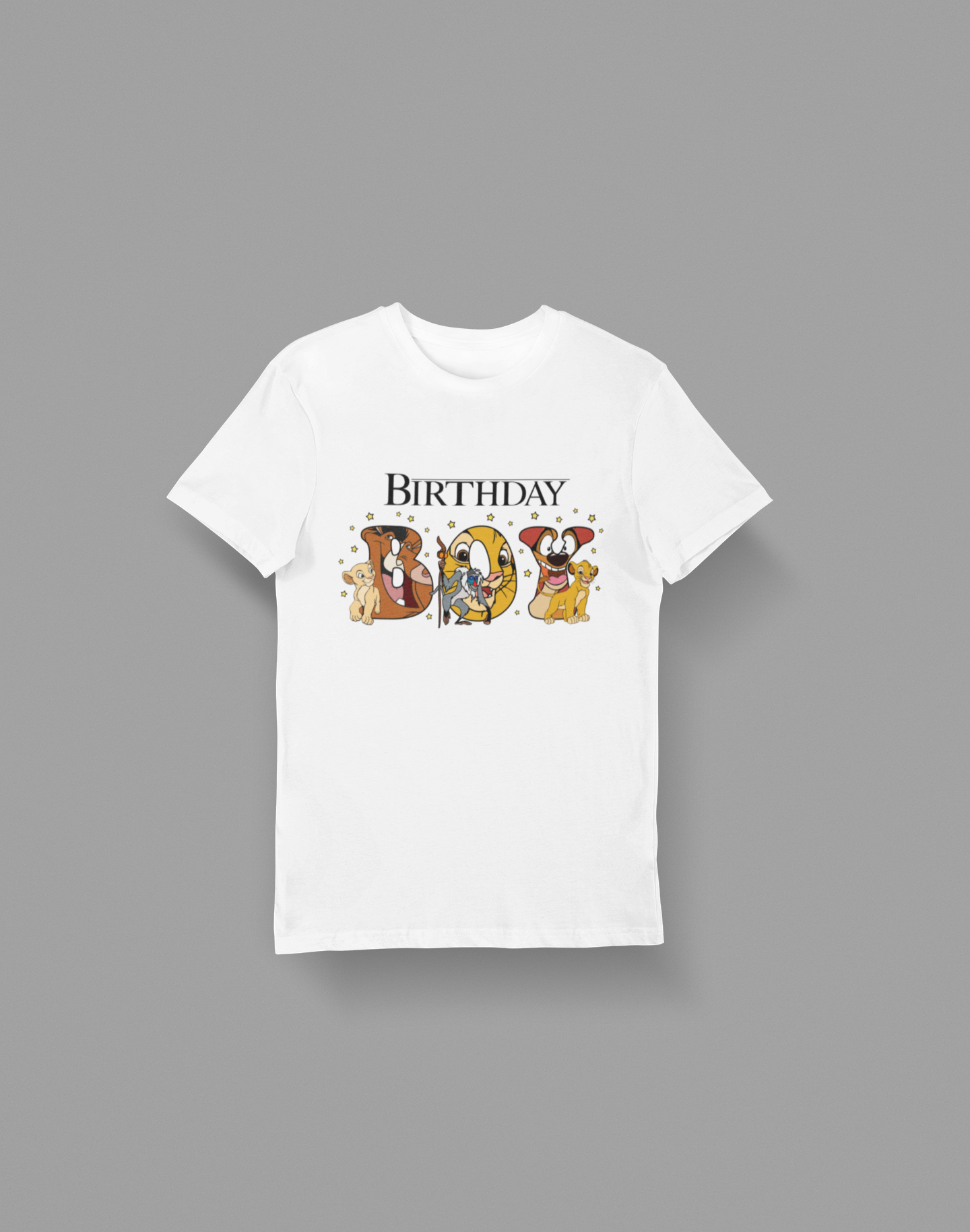 Lion kind inspired birthday boy t-shirt